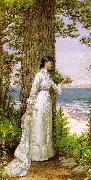 Alfred Thompson Bricher Under The Seaside Tree Spain oil painting artist